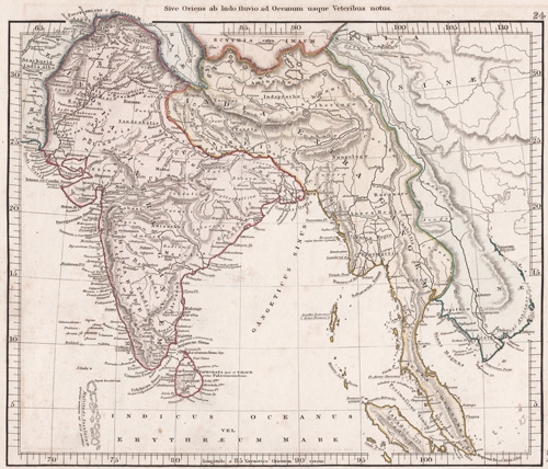 Indiae cum Regionibus et Insulis Adjacentibus 1841